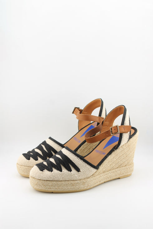 Verbenas Espadrille Wedge Ankle Strap Sandal