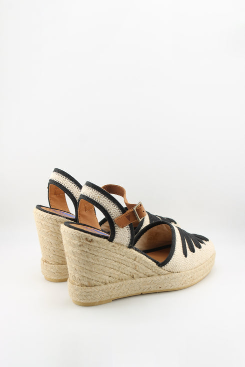 Verbenas Espadrille Wedge Ankle Strap Sandal