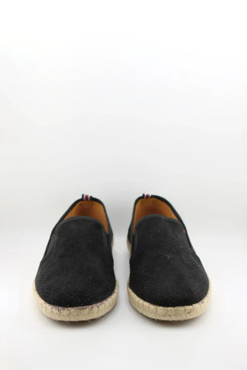 Verbenas Men Perforated Suede Espadrille Loafer