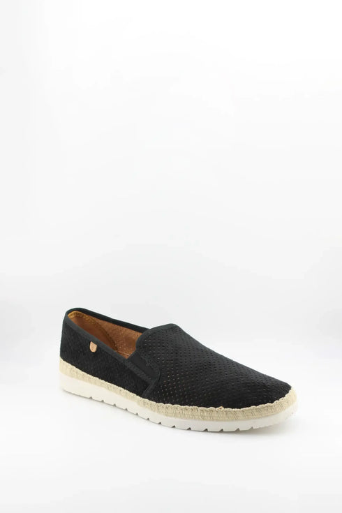 Verbenas Men Perforated Slip-On Espadrille Sneakers