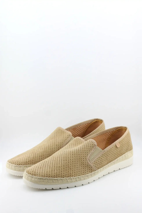 Verbenas Men Perforated Slip-On Espadrille Sneakers