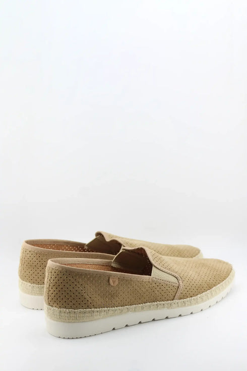 Verbenas Men Perforated Slip-On Espadrille Sneakers