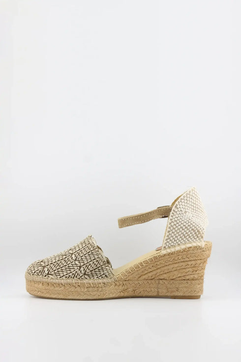 Salvi Calzados Woven Espadrille Wedge Sandals
