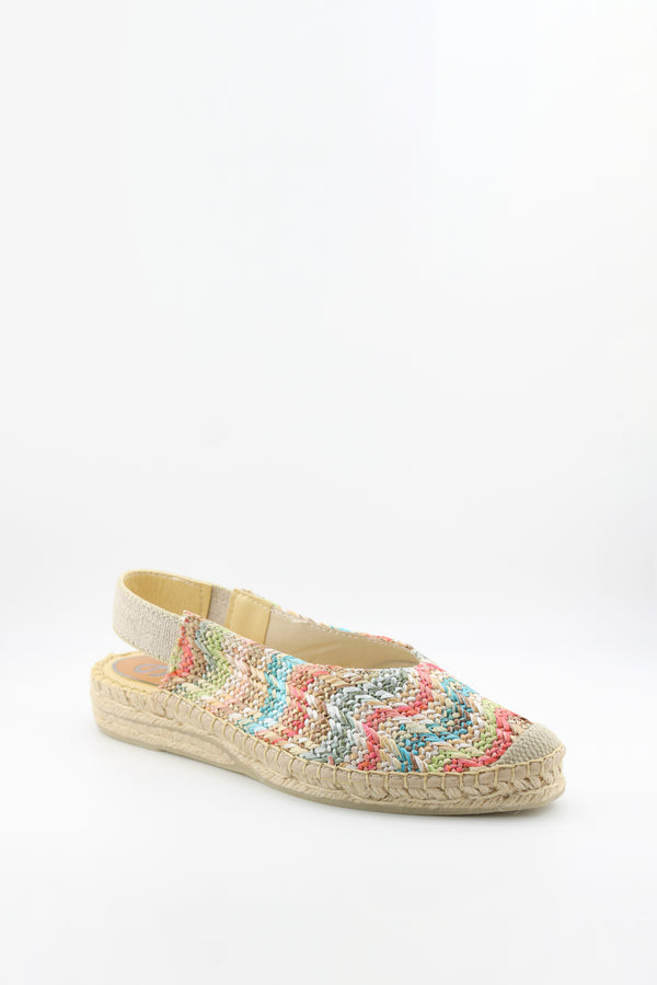 Salvi Calzados Woven Slip-On Espadrille Sandals