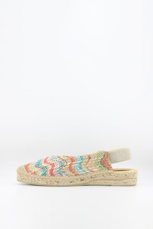 Salvi Calzados Woven Slip-On Espadrille Sandals