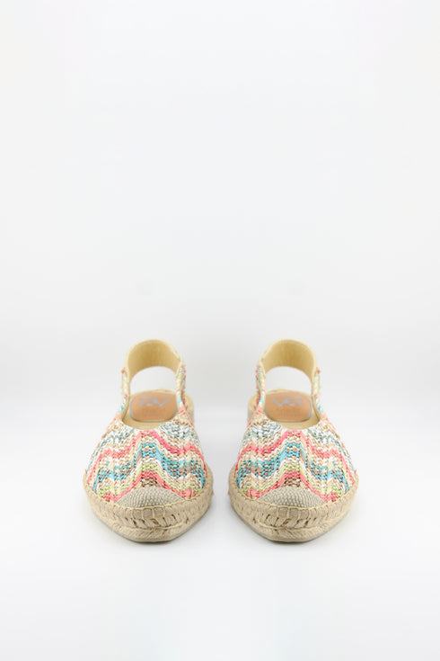 Salvi Calzados Woven Slip-On Espadrille Sandals