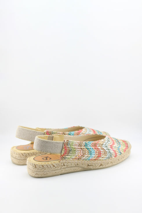 Salvi Calzados Woven Slip-On Espadrille Sandals