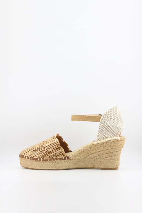 Salvi Calzados Woven Espadrille Wedge Sandals