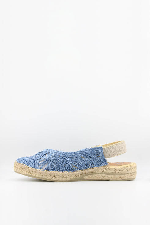 Salvi Calzados Crochet Espadrille Slingback Sandals