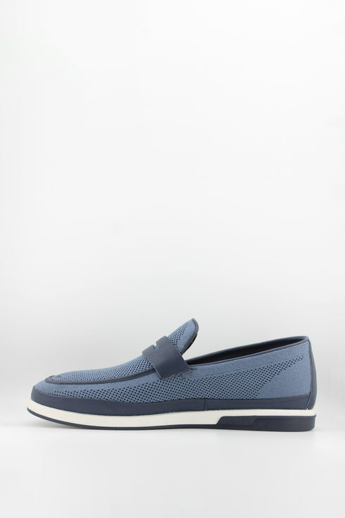 DFC Relax Men Perforated Slip-On Loafer with Strap