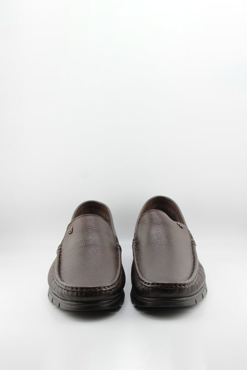 DFC Relax Men Premium Pebbled Leather Loafer Shoes