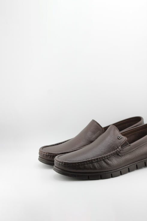 DFC Relax Men Premium Pebbled Leather Loafer Shoes