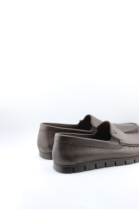 DFC Relax Men Premium Pebbled Leather Loafer Shoes