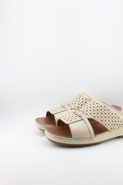 DFC Relax Men Perforated Slide Sandals with Buckle