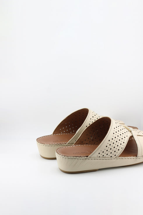 DFC Relax Men Perforated Slide Sandals with Buckle