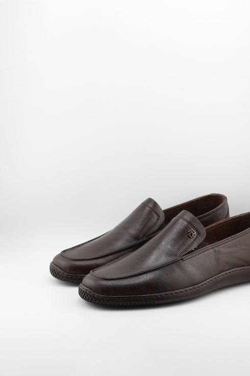 DFC Relax Men Leather Slip-On Moccasin Loafers
