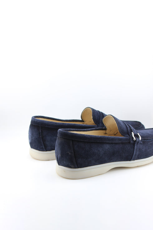 DFC Relax Men Suede Loafer with Metal Accent