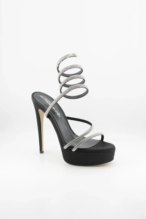 Sante High Stiletto Spiral Strap Heels