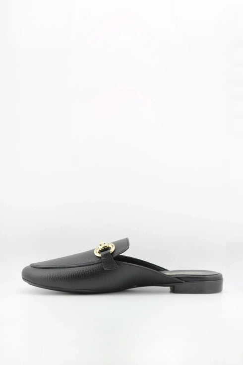 Sante Leather Slip-On Loafer with Gold Chain