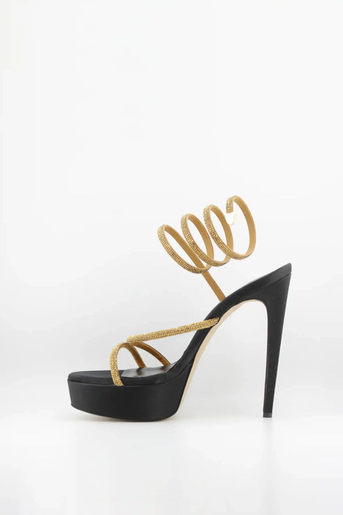 Sante High Stiletto Spiral Strap Heels