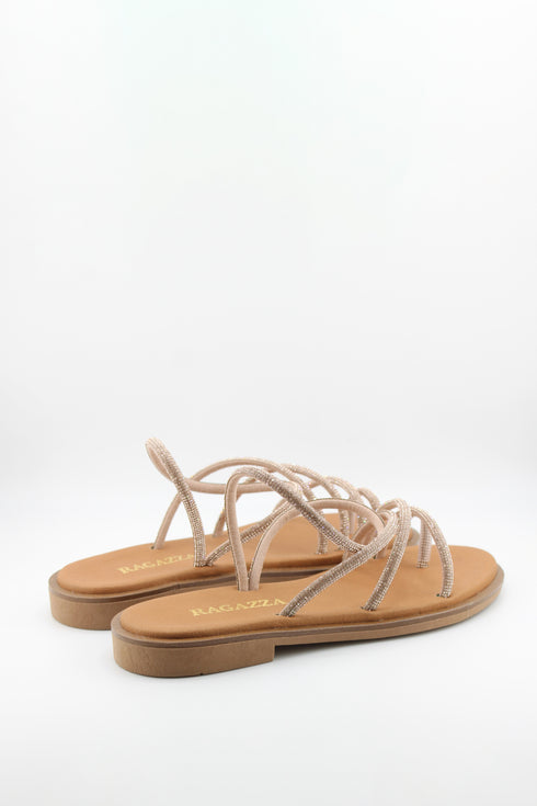 Ragazza Elegant Multi-Loop Strappy Sandals
