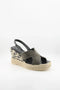 DFC Relax Espadrille Wedge Sandal with Braided Strap