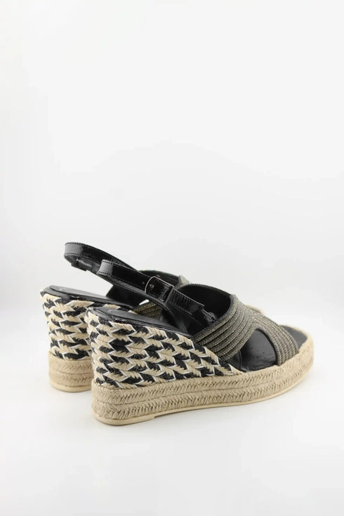 DFC Relax Espadrille Wedge Sandal with Braided Strap