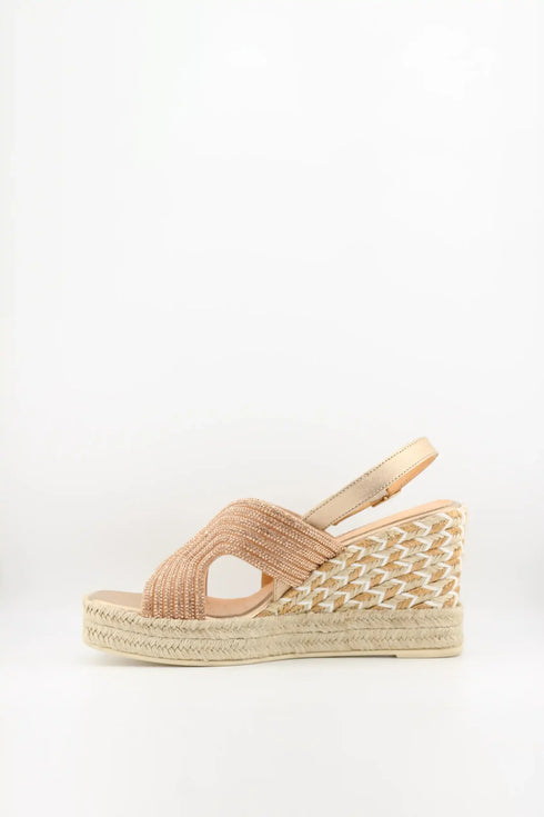 DFC Relax Espadrille Wedge Sandal with Braided Strap