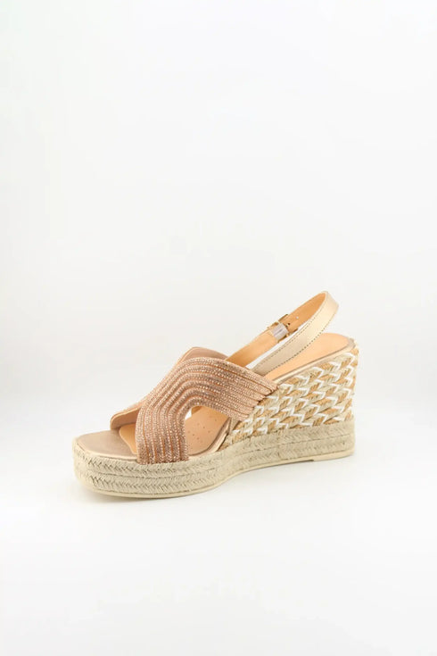DFC Relax Espadrille Wedge Sandal with Braided Strap