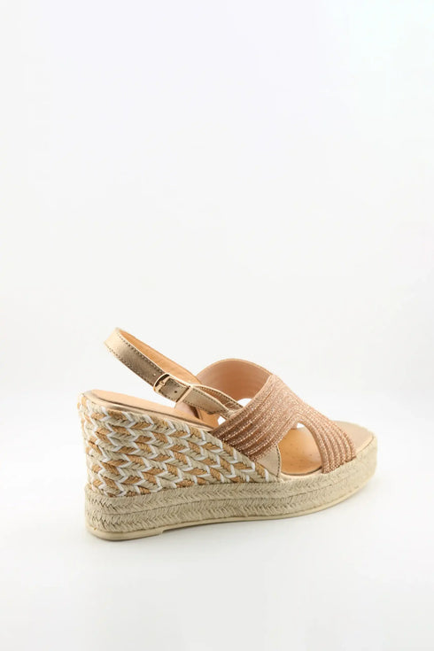 DFC Relax Espadrille Wedge Sandal with Braided Strap