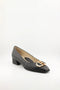 DFC Relax Leather Loafers with Metallic Accent