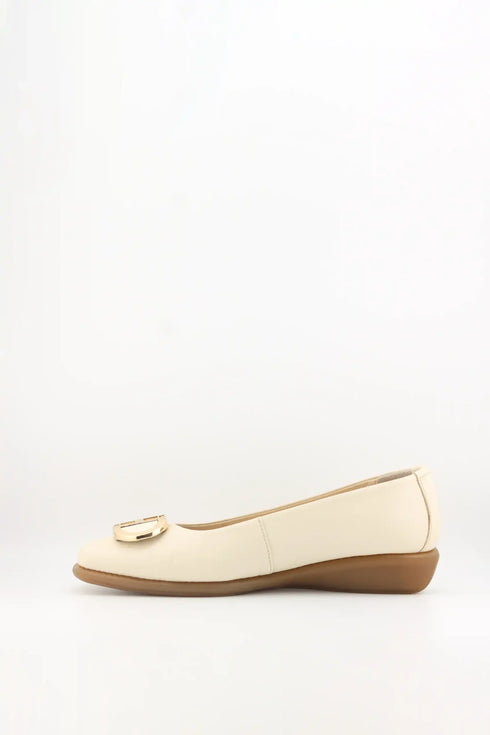 DFC Relax Leather Slip-On Loafers with Buckle