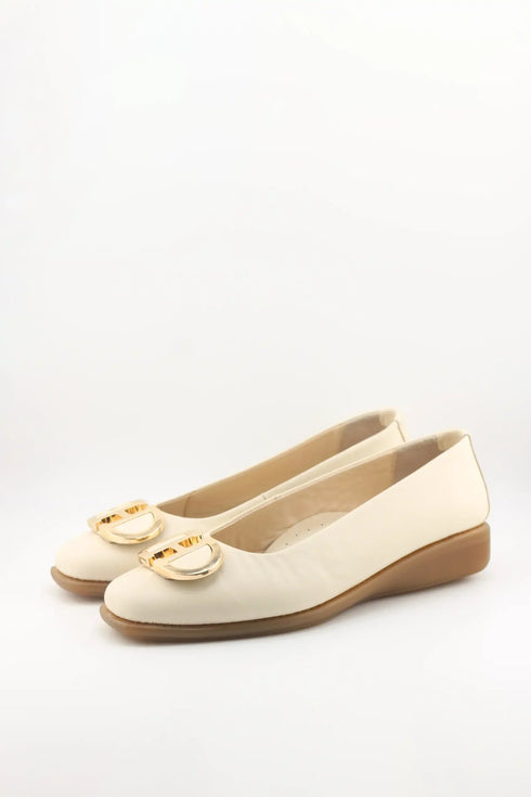 DFC Relax Leather Slip-On Loafers with Buckle