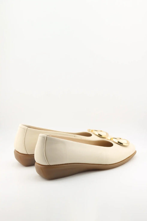 DFC Relax Leather Slip-On Loafers with Buckle