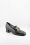DFC Relax Block Heel Loafers with Buckle