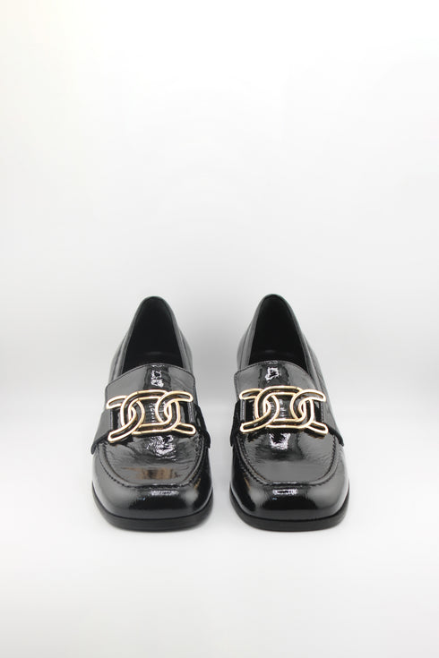DFC Relax Block Heel Loafers with Buckle