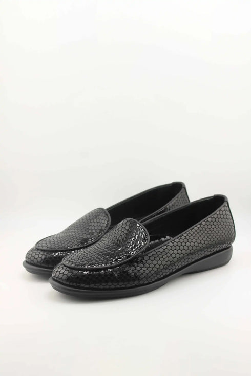 DFC Relax Embossed Leather Textured Loafers