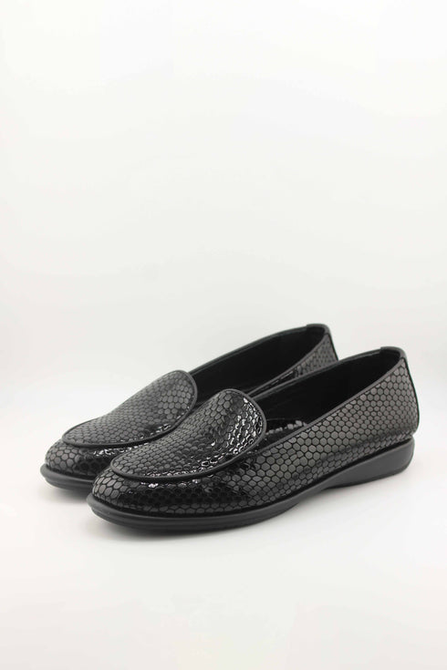 DFC Relax Embossed Leather Textured Loafers