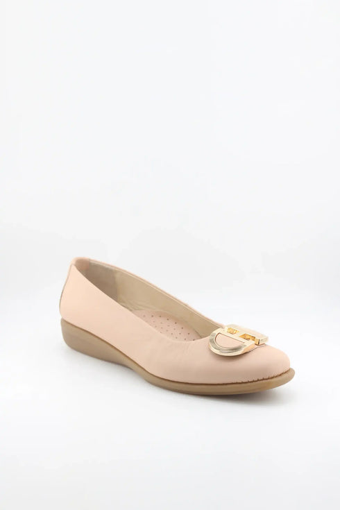 DFC Relax Leather Slip-On Loafers with Buckle