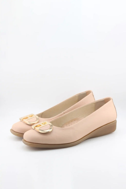 DFC Relax Leather Slip-On Loafers with Buckle