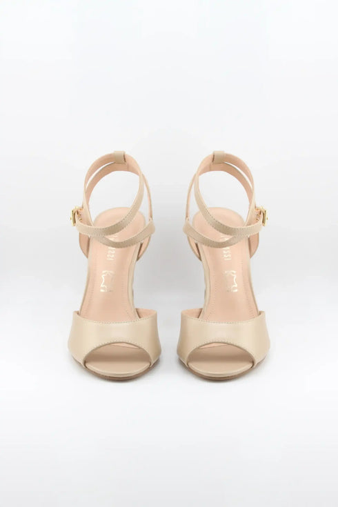 Capelli Rossi Geometric Heel Peep-Toe Sandals