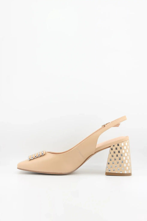 Capelli Rossi Slingback Block Heel Pumps