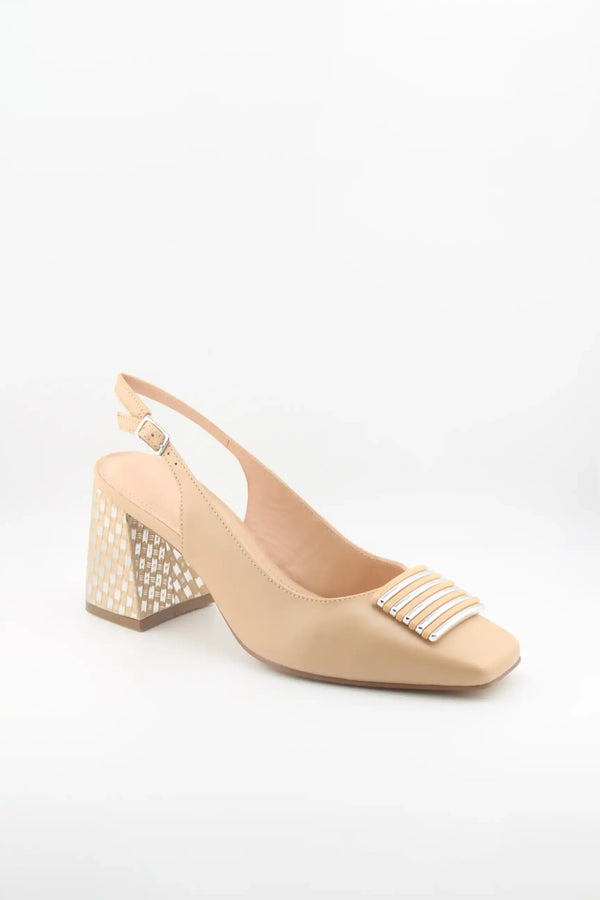 Capelli Rossi Slingback Block Heel Pumps