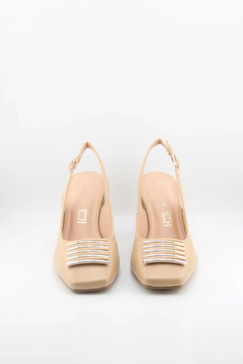 Capelli Rossi Slingback Block Heel Pumps