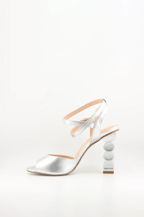 Capelli Rossi Geometric Heel Peep-Toe Sandals