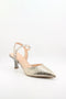 Capelli Rossi Textured Slingback Pointed-Toe Heels