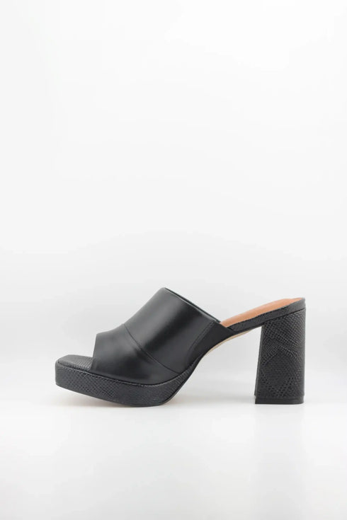 Capelli Rossi Chunky Heel Open-Toe Slip-On Sandals