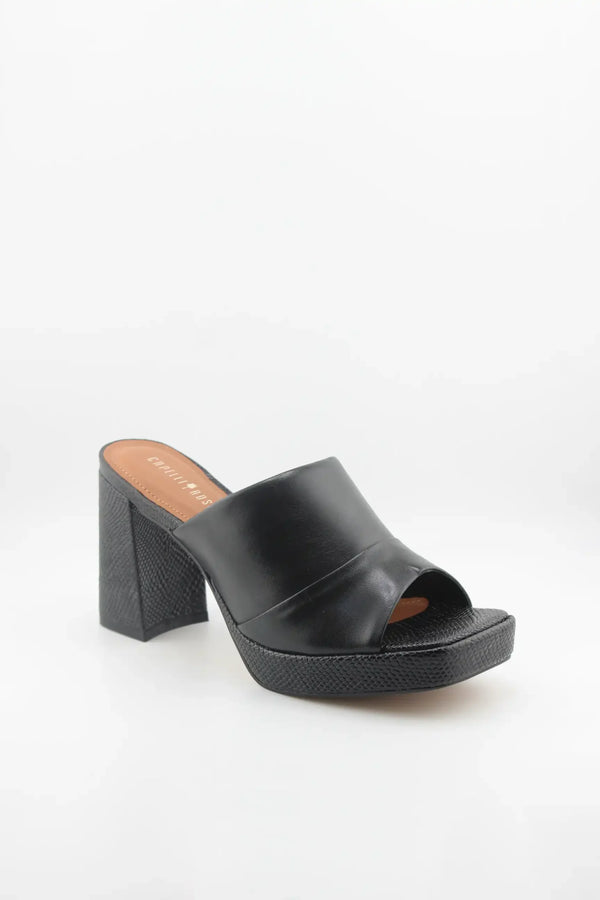 Capelli Rossi Chunky Heel Open-Toe Slip-On Sandals