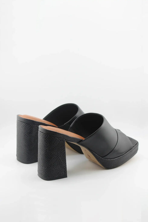 Capelli Rossi Chunky Heel Open-Toe Slip-On Sandals