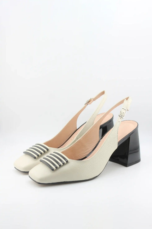 Capelli Rossi Slingback Block Heel Pumps